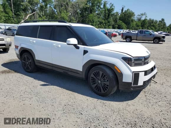 2025 Hyundai Santa Fe Calligraphy с VIN 5NMP54G17SH019847, выставлен на аукционе Copart как лот 57211915 с пробегом 14 054 миль миль и Списание • Salvage title. История ставок и продаж доступна на DreamBid. Изображение 4.