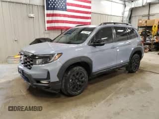 2022 Honda Passport TrailSport with VIN 5FNYF8H61NB028777, listed as a Copart auction lot 65237305 with 34,105 mi miles and Salvage title. Bid and sale history available at DreamBid. Image 1.