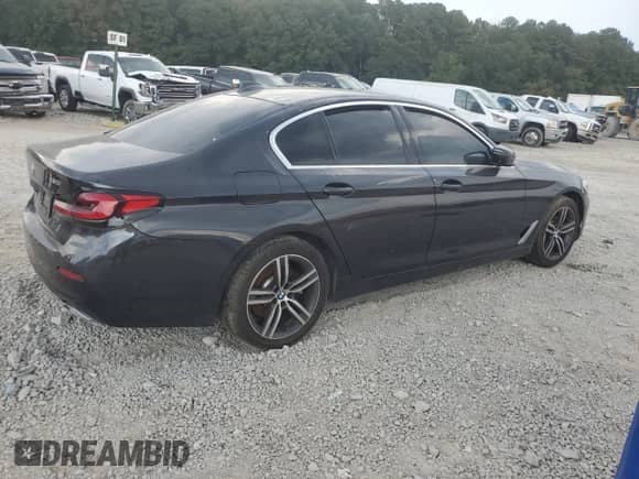 2021 BMW 5 Series 530i with VIN WBA53BH07MWX18867, listed as a Copart auction lot 81072475 with 97,058 mi miles and Clean title. Bid and sale history available at DreamBid. Image 3.