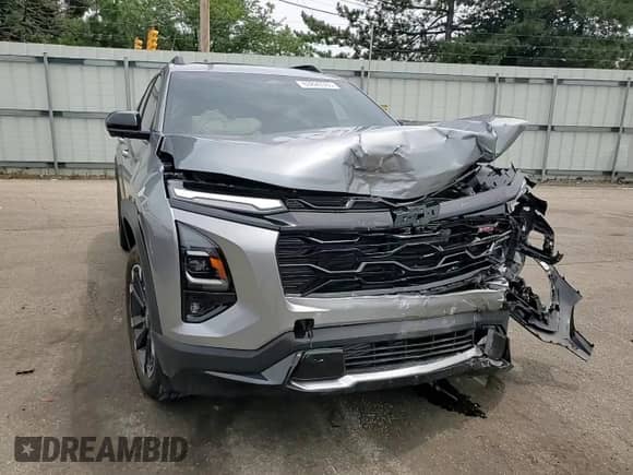 2025 Chevrolet Equinox FWD RS с VIN 3GNAXLEG2SL105787, выставлен на аукционе Copart как лот 63820565 с пробегом 11 445 миль миль и Списание • Salvage title. История ставок и продаж доступна на DreamBid. Изображение 14.