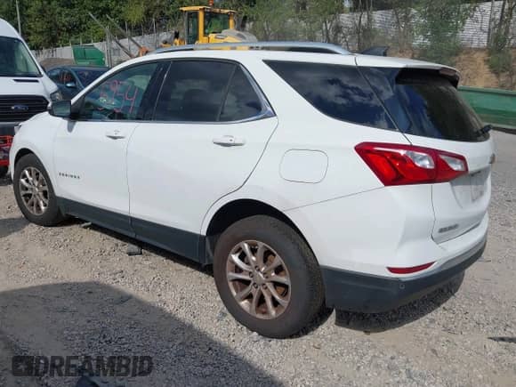 2019 Chevrolet Equinox LT with VIN 2GNAXUEVXK6172677, listed as a IAAI auction lot 43005954 with 58,099 mi miles and . Bid and sale history available at DreamBid. Image 3.