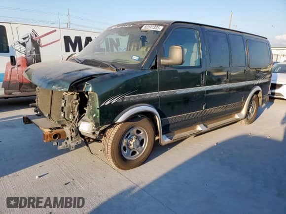 2004 Chevrolet Express Passenger z VIN 1GBFG15T541155274, wystawiony jako Copart lot #82241335 z przebiegiem 103 028 mil mil oraz Szkoda całkowita • Salvage title. Historia ofert i sprzedaży dostępna na DreamBid. Obrazek 1.