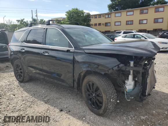 2023 Hyundai Palisade XRT с VIN KM8R34GE6PU619174, выставлен на аукционе Copart как лот 70551925 с пробегом Не указан миль и Списание • Salvage title. История ставок и продаж доступна на DreamBid. Изображение 4.