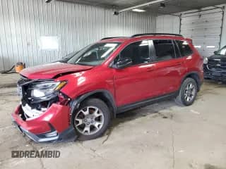 2022 Honda Passport TrailSport with VIN 5FNYF8H67NB003740, listed as a Copart auction lot 67210905 with 64,616 mi miles and Non repairable. Bid and sale history available at DreamBid. Image 1.