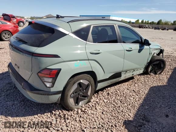 2024 Hyundai Kona Limited z VIN KM8HE3A61RU004228, wystawiony jako Copart lot #72740134 z przebiegiem 9 348 mil mil oraz Szkoda całkowita • Salvage title. Historia ofert i sprzedaży dostępna na DreamBid. Obrazek 3.