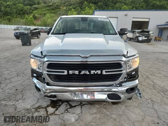2019 Ram 1500 Big Horn with VIN 1C6RREBT9KN827686, listed as a Copart auction lot 63520255 with 54,859 mi miles and Salvage title. Bid and sale history available at DreamBid. Image 5.