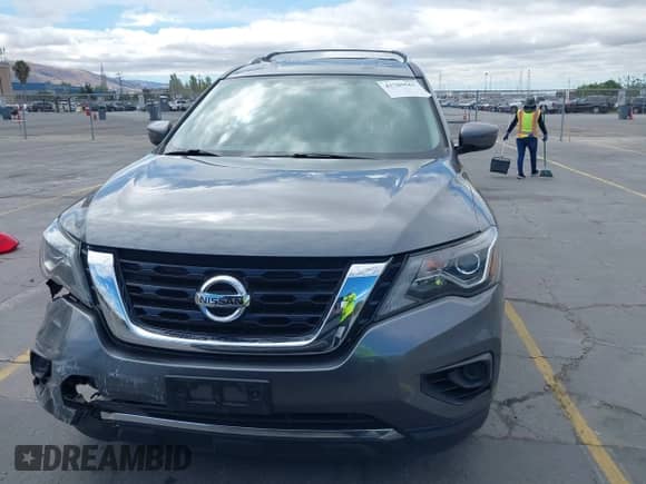 2020 Nissan Pathfinder S with VIN 5N1DR2AN8LC628447, listed as a IAAI auction lot 42789563 with 51,476 mi miles and . Bid and sale history available at DreamBid. Image 13.
