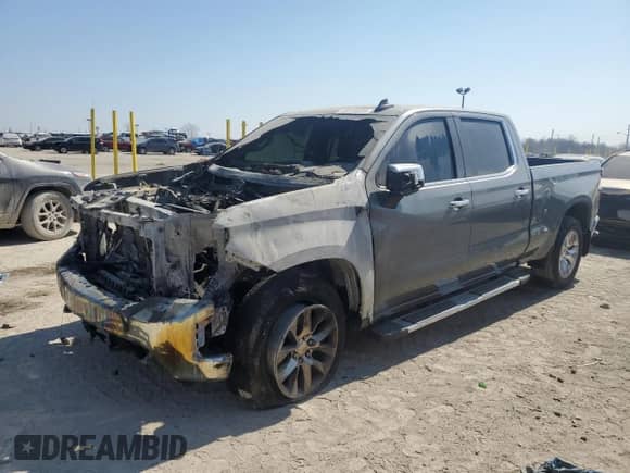 2020 Chevrolet Silverado 1500 LTZ z VIN 3GCUYGET0LG232863, wystawiony jako Copart lot #48916595 z przebiegiem Nie podano mil oraz Szkoda całkowita • Salvage title. Historia ofert i sprzedaży dostępna na DreamBid. Obrazek 1.