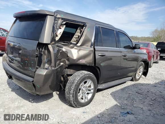 2016 Chevrolet Tahoe LS z VIN 1GNSKAEC9GR371862, wystawiony jako Copart lot #53430955 z przebiegiem 163 950 mil mil oraz Szkoda całkowita • Salvage title. Historia ofert i sprzedaży dostępna na DreamBid. Obrazek 3.