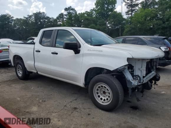 2020 Chevrolet Silverado 1500 Work Truck z VIN 1GCRWAEF7LZ343719, wystawiony jako Copart lot #58968395 z przebiegiem 122 411 mil mil oraz Szkoda całkowita • Salvage title. Historia ofert i sprzedaży dostępna na DreamBid. Obrazek 4.