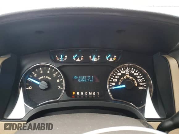 2014 Ford F-150 XL with VIN 1FTFW1CF9EKD13168, listed as a Copart auction lot 44711995 with 129,766 mi miles and Salvage title. Bid and sale history available at DreamBid. Image 9.