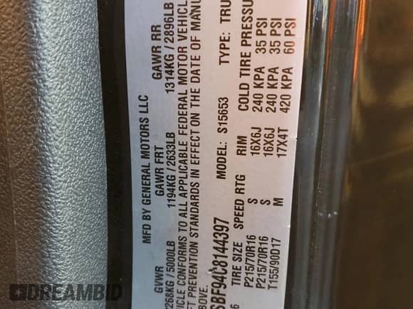 2012 Chevrolet Colorado Work Truck with VIN 1GCESBF94C8144397, listed as a Copart auction lot 87052515 with 95,568 mi miles and Salvage title. Bid and sale history available at DreamBid. Image 13.