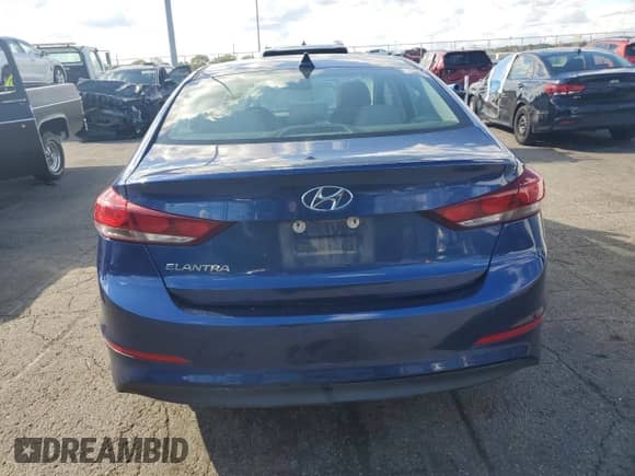 2018 Hyundai Elantra SEL with VIN 5NPD84LFXJH341671, listed as a Copart auction lot 82665235 with 115,176 mi miles and Salvage title. Bid and sale history available at DreamBid. Image 6.