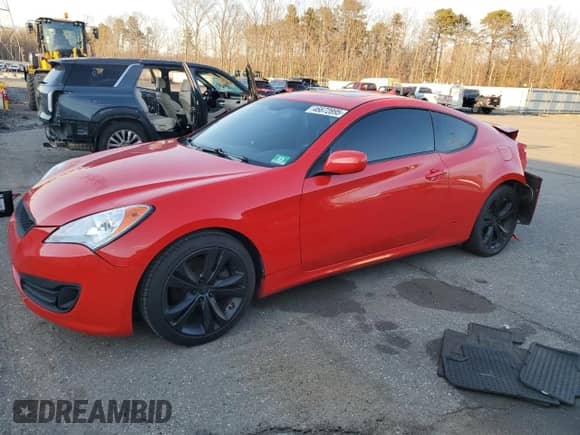 2010 Hyundai Genesis Coupe Premium z VIN KMHHT6KD3AU005132, wystawiony jako Copart lot #46672895 z przebiegiem 152 939 mil mil oraz Szkoda całkowita • Salvage title. Historia ofert i sprzedaży dostępna na DreamBid. Obrazek 1.