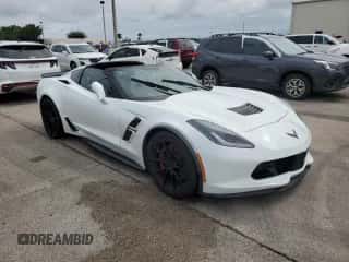 2019 Chevrolet Corvette Grand Sport 2LT с VIN 1G1YY2D71K5100492, выставлен на аукционе Copart как лот 74899774 с пробегом Не указан миль и На запчасти • Non repairable. История ставок и продаж доступна на DreamBid. Изображение 4.