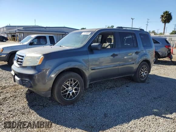 2013 Honda Pilot LX with VIN 5FNYF3H20DB022676, listed as a Copart auction lot 71125885 with 118,016 mi miles and Salvage title. Bid and sale history available at DreamBid. Image 1.