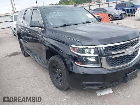 2018 Chevrolet Tahoe Commercial with VIN 1GNLCDEC6JR204921, listed as a IAAI auction lot 42039630 with 96,008 mi miles and . Bid and sale history available at DreamBid. Image 1.