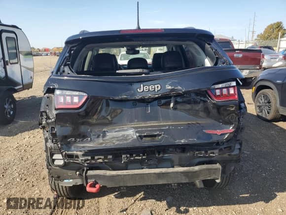 2022 Jeep Compass Trailhawk с VIN 3C4NJDDB3NT224069, выставлен на аукционе Copart как лот 80624285 с пробегом 41 932 миль миль и Чистый • Clean title. История ставок и продаж доступна на DreamBid. Изображение 6.