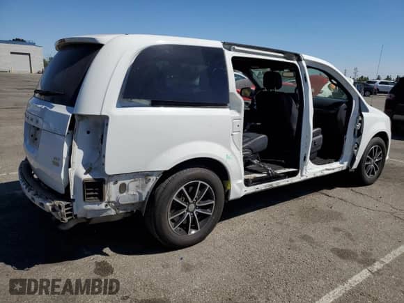 2018 Dodge Grand Caravan GT with VIN 2C4RDGEG5JR334770, listed as a Copart auction lot 80093505 with 118,053 mi miles and Salvage title. Bid and sale history available at DreamBid. Image 3.