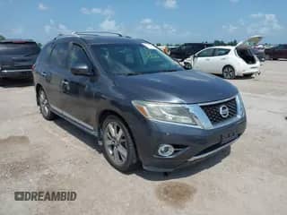 2014 Nissan Pathfinder SL with VIN 5N1AR2MN7EC607770, listed as a IAAI auction lot 42557588 with 151,672 mi miles and . Bid and sale history available at DreamBid. Image 1.
