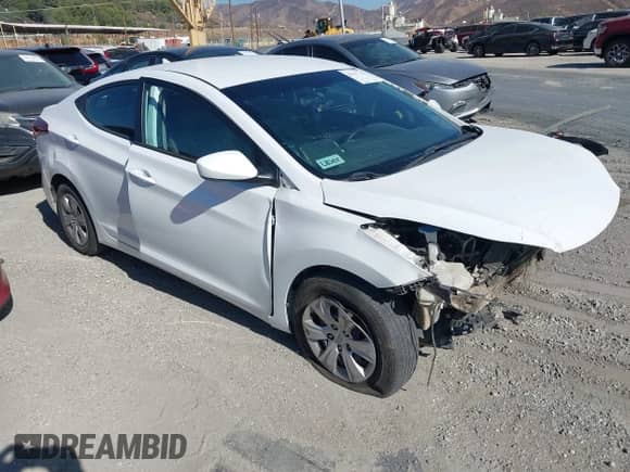 2015 Hyundai Elantra SE with VIN 5NPDH4AE1FH548855, listed as a IAAI auction lot 43367250 with 234,181 mi miles and . Bid and sale history available at DreamBid. Image 1.