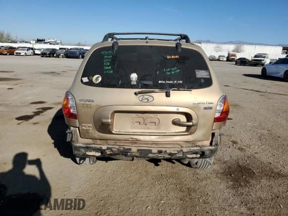 2004 Hyundai Santa Fe GLS z VIN KM8SC13E64U786989, wystawiony jako Copart lot #86345804 z przebiegiem 168 016 mil mil oraz Szkoda całkowita • Salvage title. Historia ofert i sprzedaży dostępna na DreamBid. Obrazek 6.