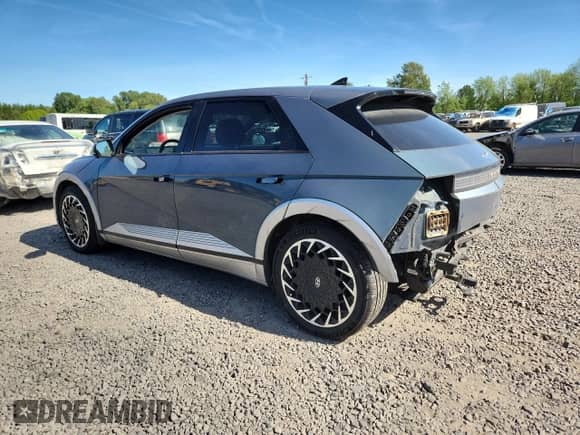 2022 Hyundai Ioniq 5 Limited with VIN KM8KRDAF6NU103749, listed as a Copart auction lot 58348125 with 34,009 mi miles and Salvage title. Bid and sale history available at DreamBid. Image 2.