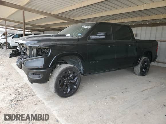 2020 Ram 1500 Limited z VIN 1C6RREHT5LN210164, wystawiony jako Copart lot #45563805 z przebiegiem 49 226 mil mil oraz Szkoda całkowita • Salvage title. Historia ofert i sprzedaży dostępna na DreamBid. Obrazek 1.