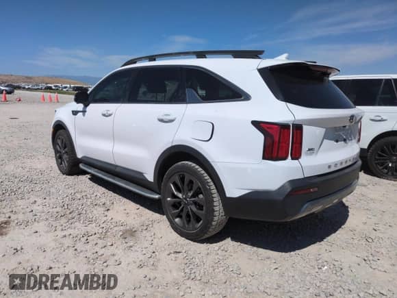 2021 Kia Sorento SX Prestige X-Line with VIN 5XYRKDLF2MG040900, listed as a Copart auction lot 59399485 with 51,681 mi miles and Salvage title. Bid and sale history available at DreamBid. Image 2.