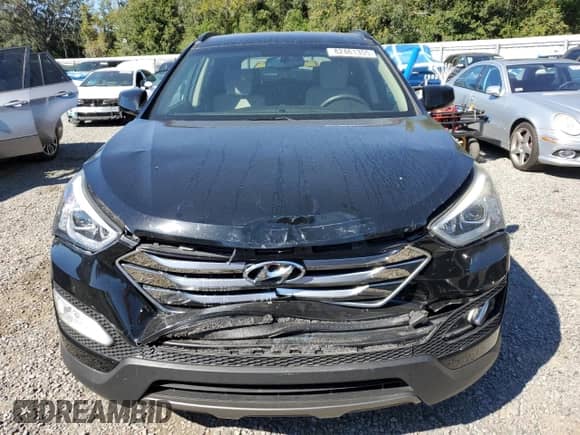 2016 Hyundai Santa Fe with VIN 5XYZU3LB3GG378442, listed as a Copart auction lot 82461355 with 63,670 mi miles and Salvage title. Bid and sale history available at DreamBid. Image 5.
