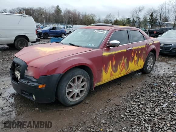 2008 Chrysler 300 C with VIN 2C3KK63H08H267576, listed as a Copart auction lot 51754845 with 191,687 mi miles and Salvage title. Bid and sale history available at DreamBid. Image 1.