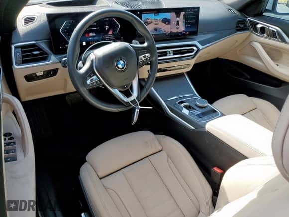 2024 BMW 4 Series 430i xDrive z VIN WBA43AT03RCP21447, wystawiony jako Copart lot #65221725 z przebiegiem 2 065 mil mil oraz Szkoda całkowita • Salvage title. Historia ofert i sprzedaży dostępna na DreamBid. Obrazek 8.