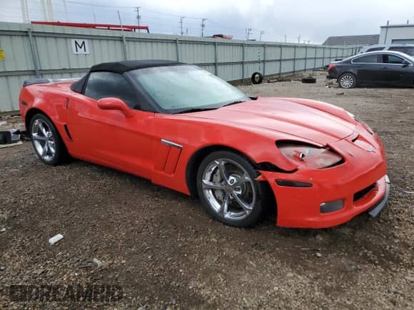 2012 Chevrolet Corvette Z16 Grand Sport 3LT with VIN 1G1YW3DW4C5104914, listed as a Copart auction lot 50637625 with 101,747 mi miles and Salvage title. Bid and sale history available at DreamBid. Image 4.