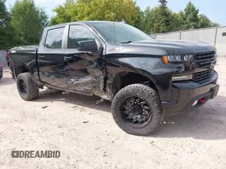 2021 Chevrolet Silverado 1500 LT Trail Boss with VIN 1GCPYFEL7MZ152372, listed as a IAAI auction lot 43136298 with 72,947 mi miles and . Bid and sale history available at DreamBid. Image 1.