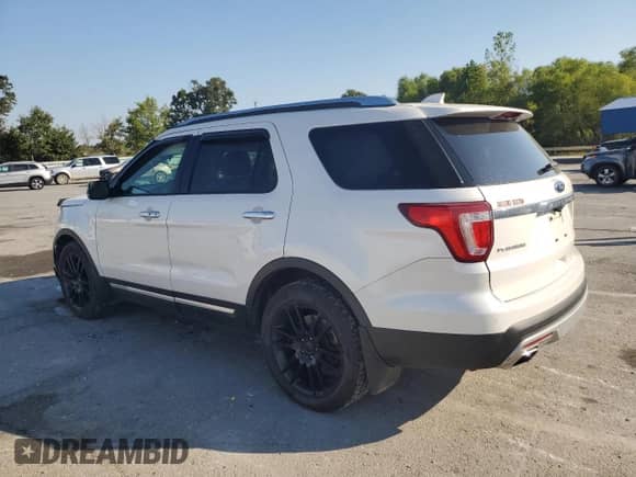 2017 Ford Explorer Platinum с VIN 1FM5K8HT1HGA16008, выставлен на аукционе Copart как лот 80396975 с пробегом 43 812 миль миль и Списание • Salvage title. История ставок и продаж доступна на DreamBid. Изображение 2.