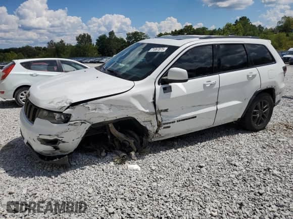2016 Jeep Grand Cherokee 75th Anniversary with VIN 1C4RJFAG9GC366938, listed as a Copart auction lot 71067875 with 87,866 mi miles and Salvage title. Bid and sale history available at DreamBid. Image 1.