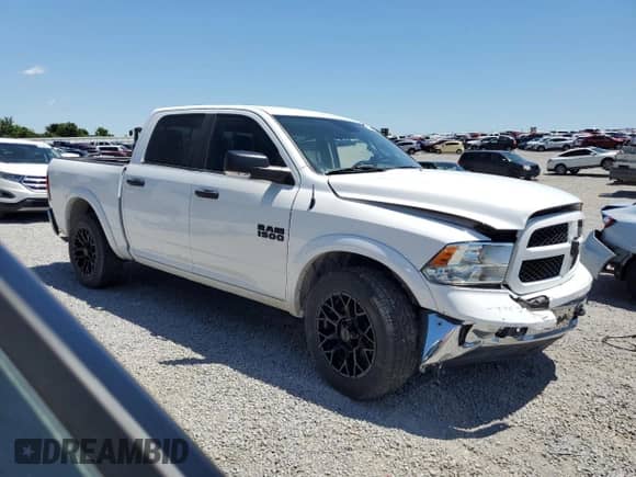 2015 Ram 1500 Big Horn with VIN 1C6RR7LG5FS673501, listed as a Copart auction lot 57422115 with 141,192 mi miles and Salvage title. Bid and sale history available at DreamBid. Image 4.