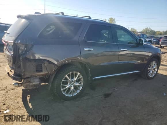 2015 Dodge Durango Citadel with VIN 1C4RDJEG0FC799406, listed as a Copart auction lot 81061055 with 140,474 mi miles and Clean title. Bid and sale history available at DreamBid. Image 3.