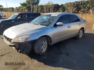 2007 Honda Accord LX SE с VIN JHMCM563X7C021770, выставлен на аукционе Copart как лот 87115335 с пробегом 166 570 миль миль и Списание • Salvage title. История ставок и продаж доступна на DreamBid. Изображение 1.