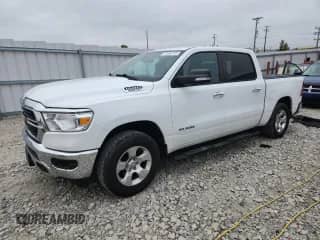 2019 Ram 1500 Big Horn с VIN 1C6SRFFT1KN663304, выставлен на аукционе Copart как лот 72096715 с пробегом 138 974 миль миль и Списание • Salvage title. История ставок и продаж доступна на DreamBid. Изображение 1.