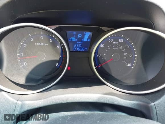 2013 Hyundai Tucson Limited with VIN KM8JU3AC0DU574384, listed as a IAAI auction lot 42901290 with 137,836 mi miles and . Bid and sale history available at DreamBid. Image 7.