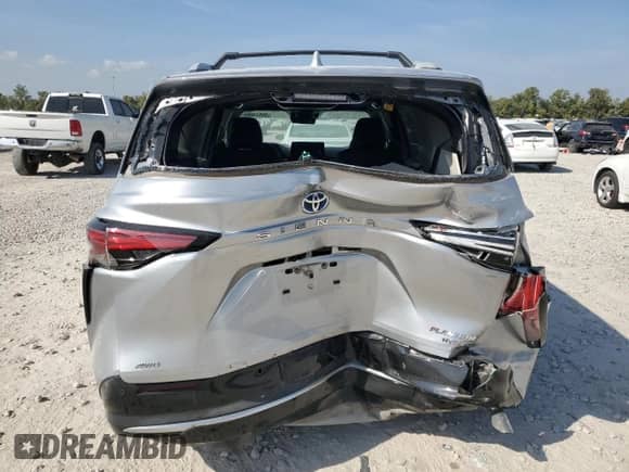 2022 Toyota Sienna Platinum с VIN 5TDESKFC5NS056923, выставлен на аукционе Copart как лот 89574865 с пробегом 60 883 миль миль и Списание • Salvage title. История ставок и продаж доступна на DreamBid. Изображение 6.