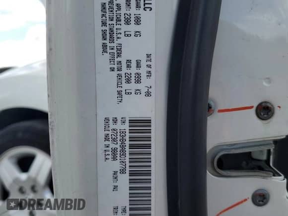 2009 Dodge Caliber SXT с VIN 1B3HB48A89D107788, выставлен на аукционе Copart как лот 72465714 с пробегом 120 549 миль миль и Списание • Salvage title. История ставок и продаж доступна на DreamBid. Изображение 13.