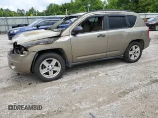 2007 Jeep Compass Sport with VIN 1J8FF47W37D138346, listed as a Copart auction lot 63281415 with Not provided miles and Salvage title. Bid and sale history available at DreamBid. Image 1.