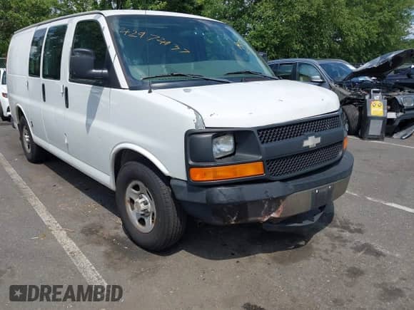 2005 Chevrolet Express Cargo with VIN 1GCEG15X951106199, listed as a IAAI auction lot 42974937 with 227,125 mi miles and . Bid and sale history available at DreamBid. Image 6.