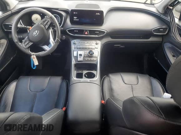 2021 Hyundai Santa Fe Limited with VIN 5NMS4DAL6MH343818, listed as a Copart auction lot 70494775 with 54,946 mi miles and Salvage title. Bid and sale history available at DreamBid. Image 8.