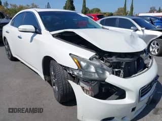 2014 Nissan Maxima S with VIN 1N4AA5AP3EC499205, listed as a IAAI auction lot 43293358 with Not provided miles and . Bid and sale history available at DreamBid. Image 1.