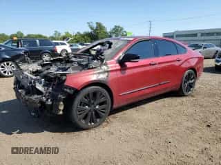 2019 Chevrolet Impala Premier with VIN 2G1105S37K9101370, listed as a Copart auction lot 80072975 with Not provided miles and Non repairable. Bid and sale history available at DreamBid. Image 1.