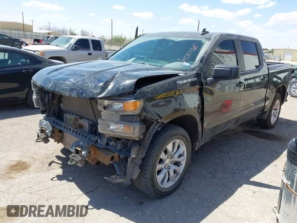 2022 Chevrolet Silverado 1500 Custom z VIN 3GCPWBEK8NG179247, wystawiony jako IAAI lot #42100165 z przebiegiem 90 048 mil mil oraz . Historia ofert i sprzedaży dostępna na DreamBid. Obrazek 2.