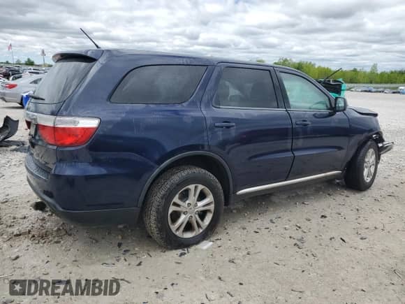 2013 Dodge Durango SXT with VIN 1C4RDJAG1DC662932, listed as a Copart auction lot 57784465 with 189,398 mi miles and Clean title. Bid and sale history available at DreamBid. Image 3.
